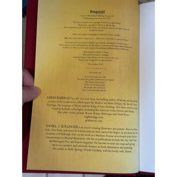 The Lives of Saints by Leigh Bardugo, Illustrated by Daniel J. Zollinger - Picture 4 of 4